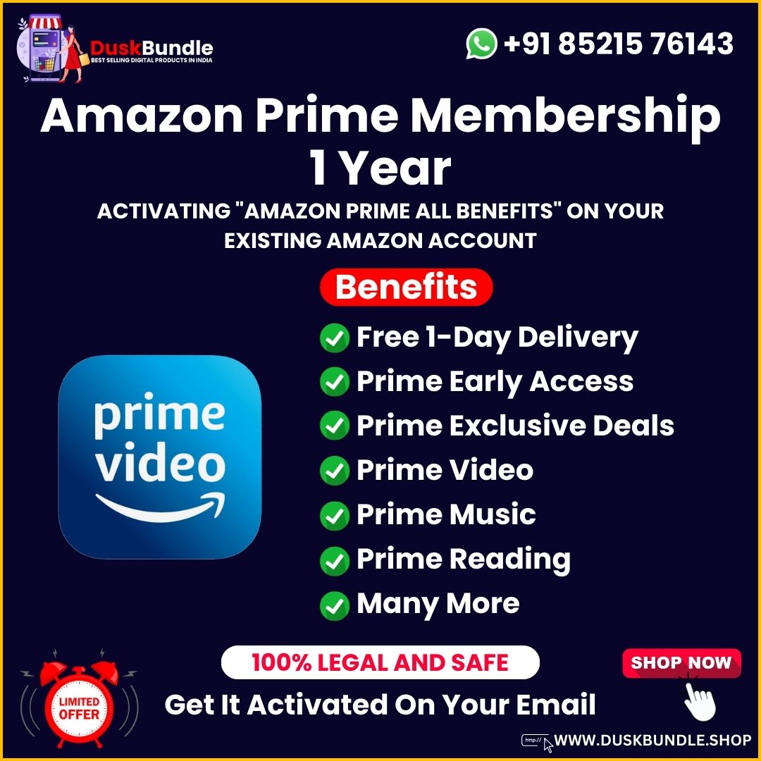 Amazon Prime Membership 1 Year
